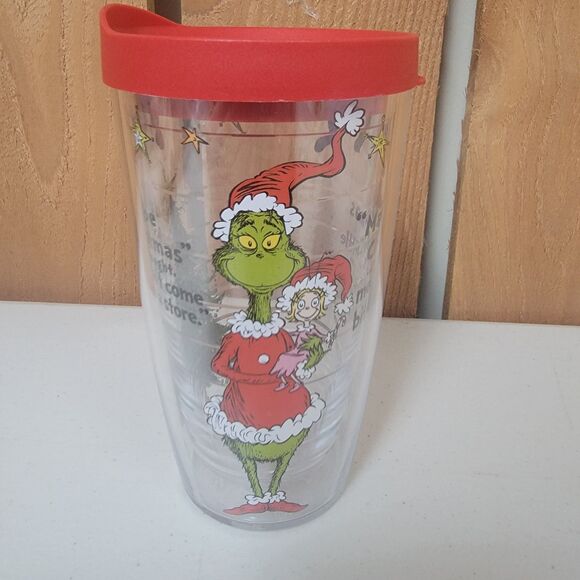 TERVIS TUMBLER GRINCH WHO STOLE CHRISTMAS GRINCH MAX 16OZ CUP - Picture 1 of 5